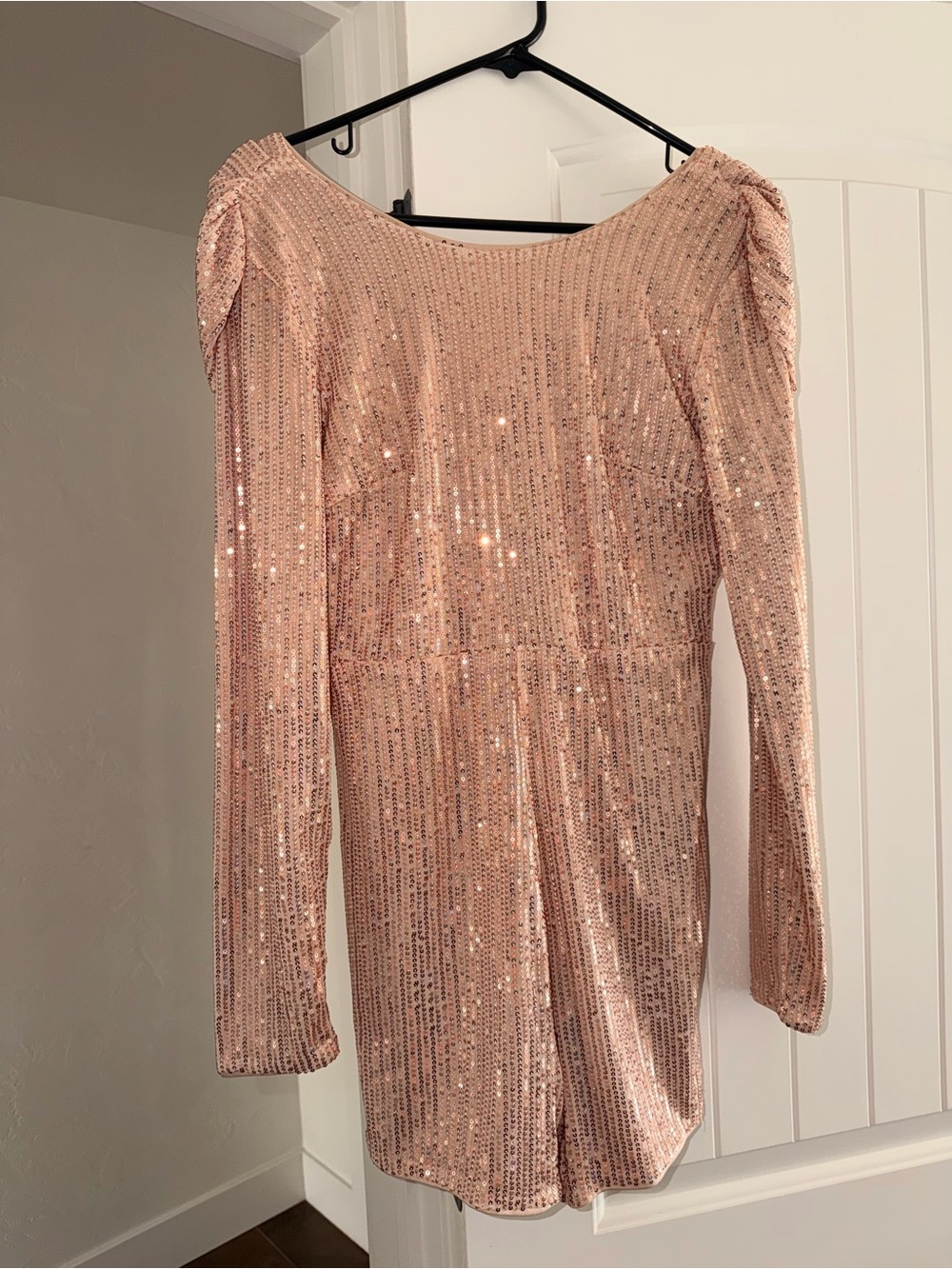 NEW Sequin Romper Jumper with Hood